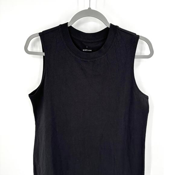 Everlane The Weekend Tank Dress in black Size S NWOT - Picture 3 of 9